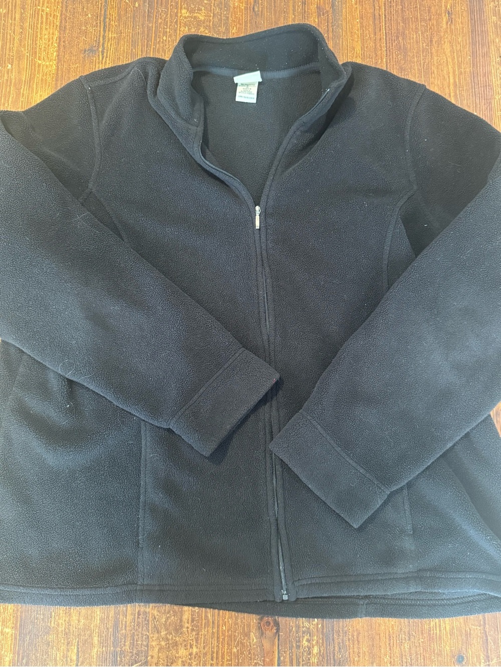 L.L. Bean Black mens Full-Zip Fleece Jacket